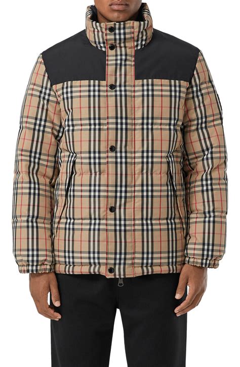 burberry red down jacket|burberry reversible puffer jacket.